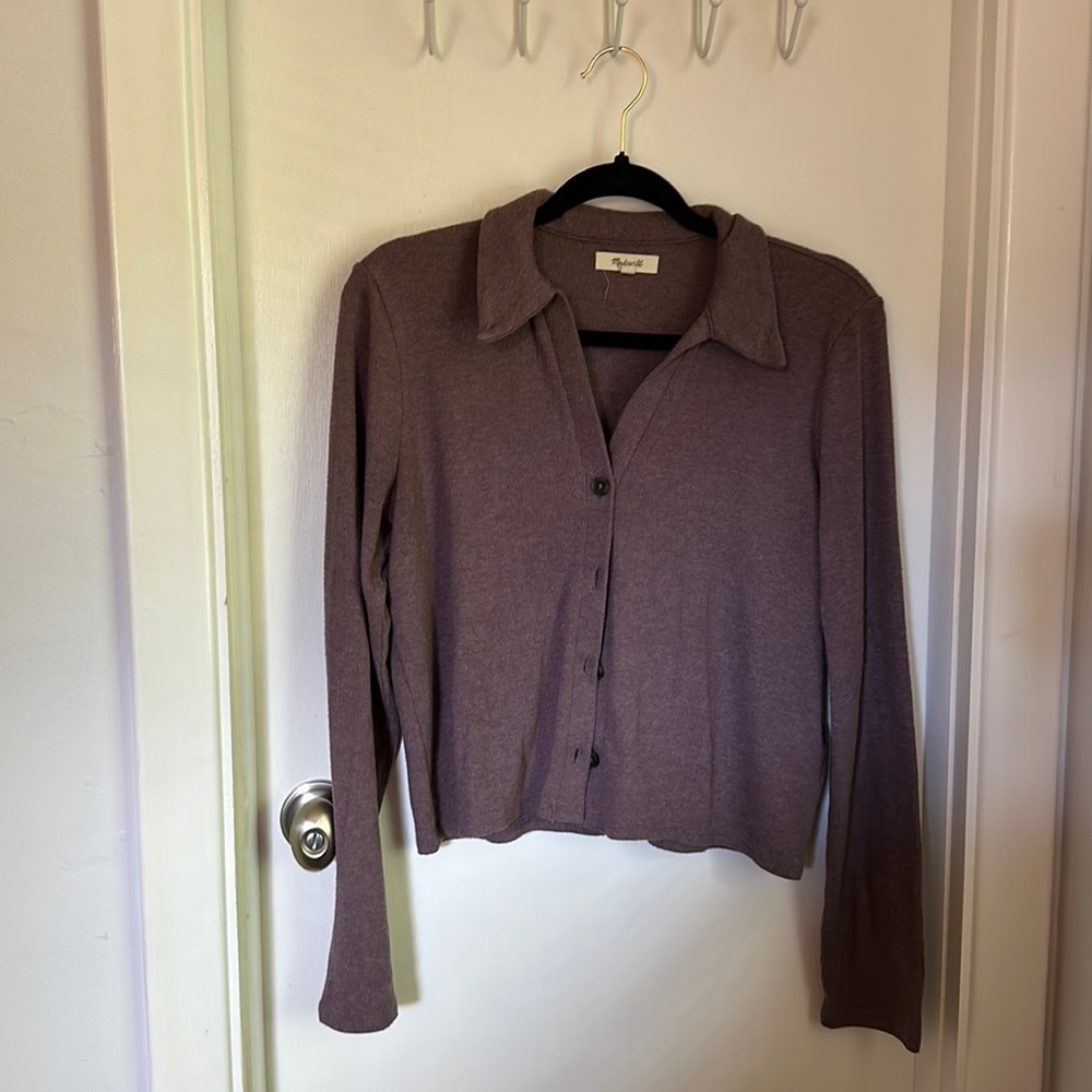Madewell Button Up Sweater